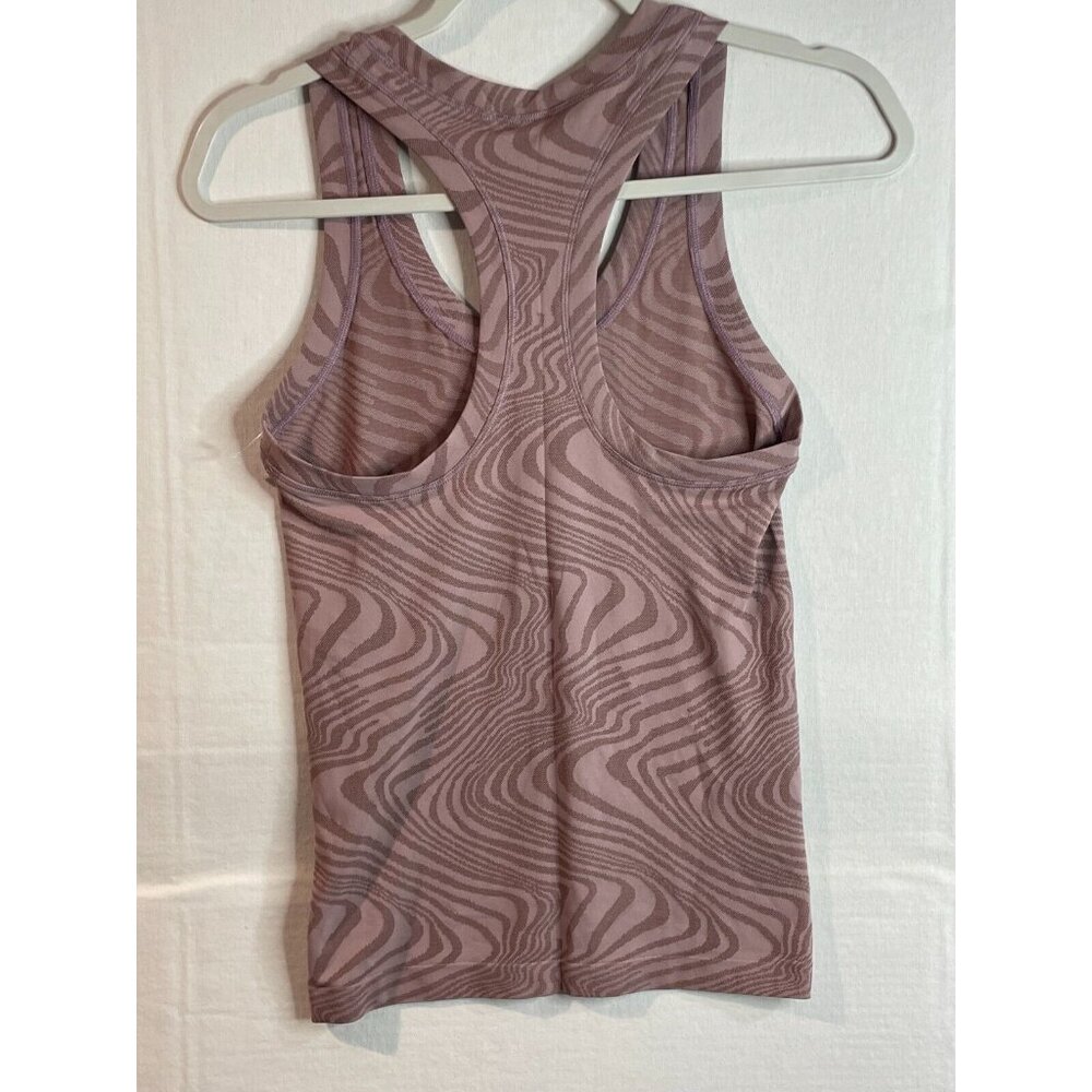 Athleta Size XS  Momentum Seamless Tank Top Smoked Mauve Marble Racerback $65 - Picture 2 of 10